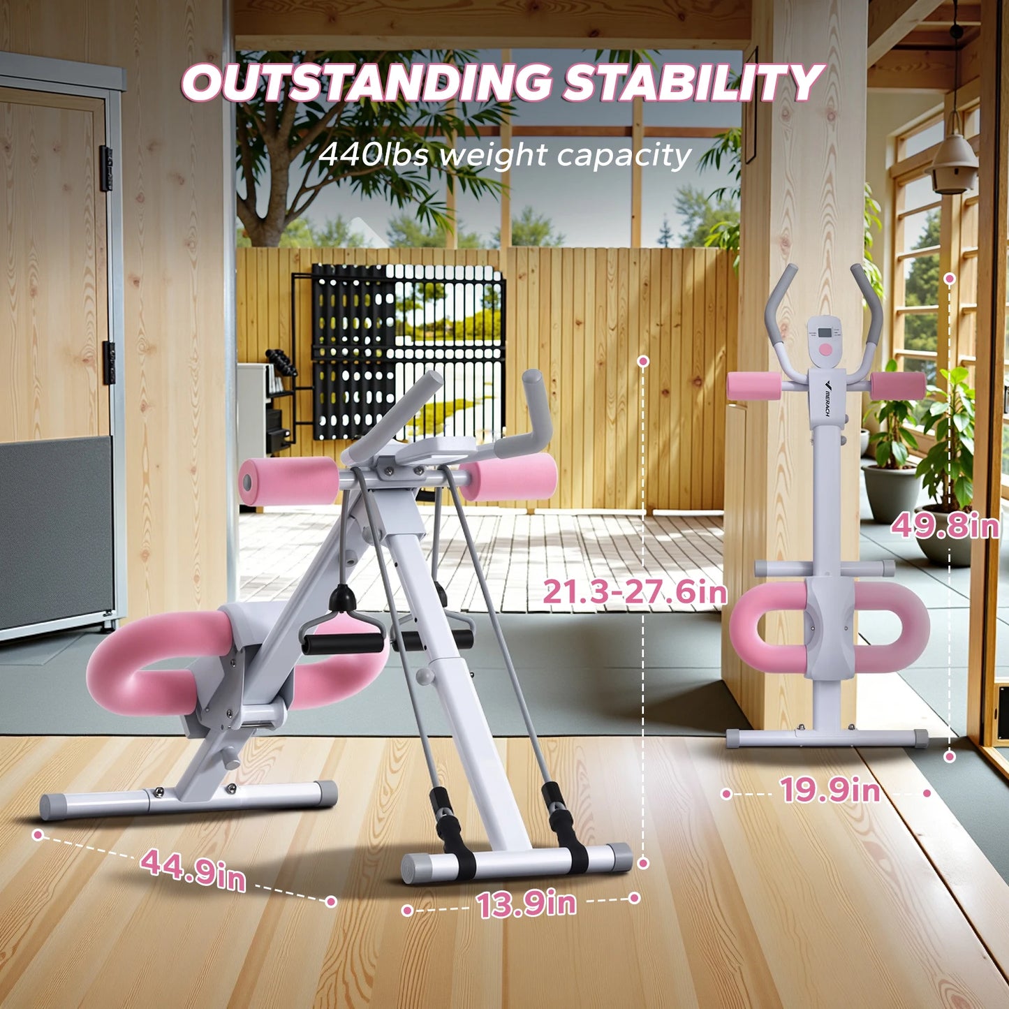 Ab Machine Adjustable Trainer